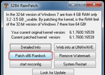 Win7 32 Bit 4Gb Ram Patch