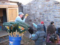 Two kinds of rakes were handed out.