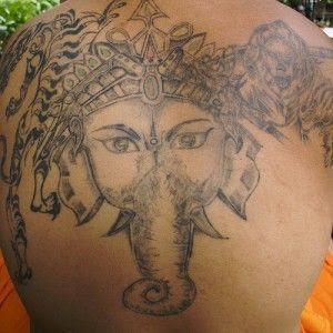 Tattoo Gajah Thailand - Thai Elephant Tattoo