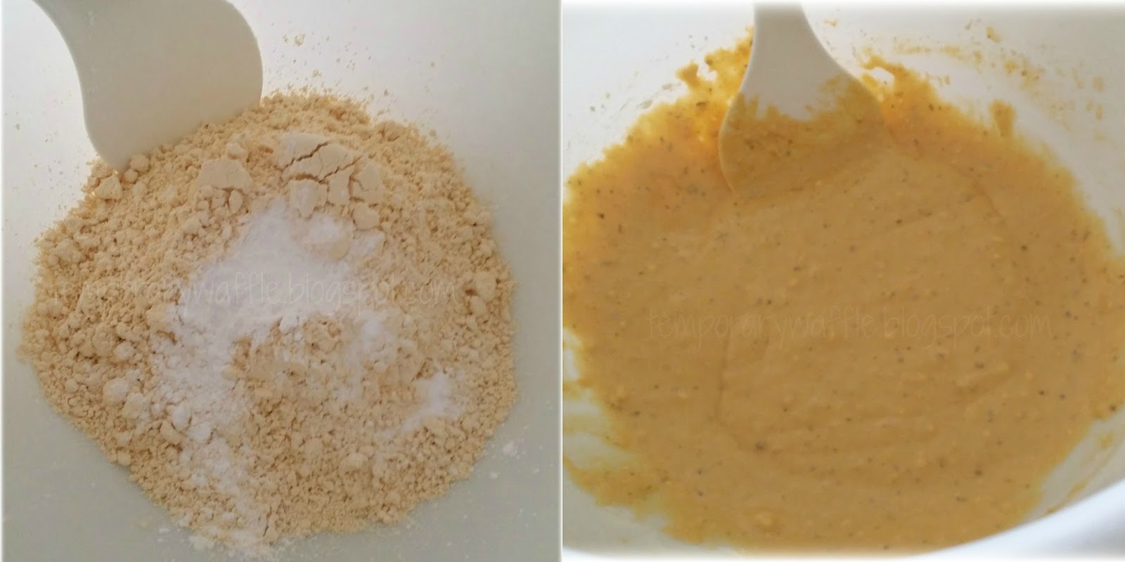 Temporary Waffle Yeast Free Besan/Gram Flour Chickpea Bread