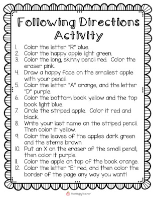 Back to School Printables | TheHappyTeacher