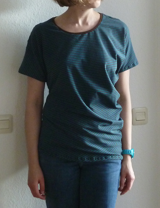 binedoro Blog⎟Aus dem Nähzimmer⎟Zwei tolle Shirts nach einem Schnitt von pattydoo, Elaine