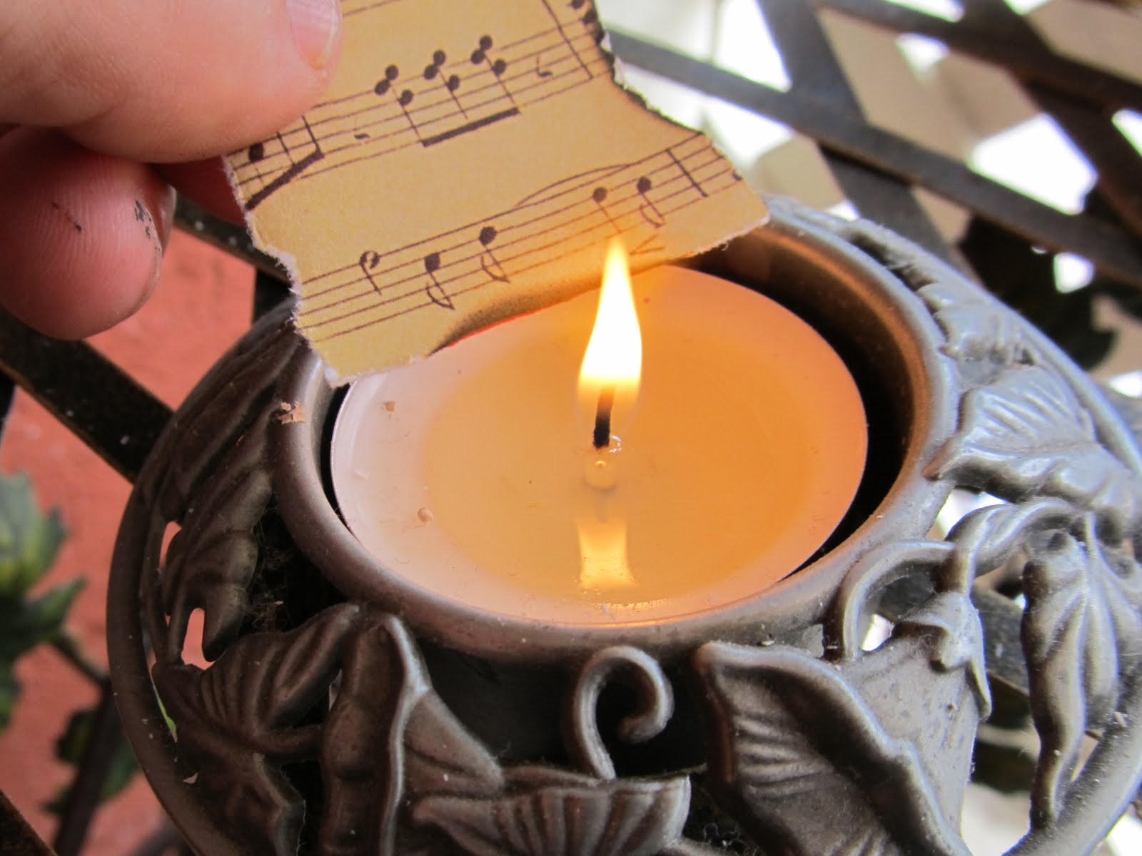 kkennedymason Candle burned paper collage