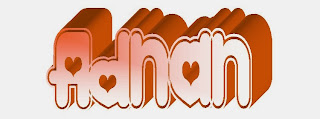 Adnan 3d Name Logo