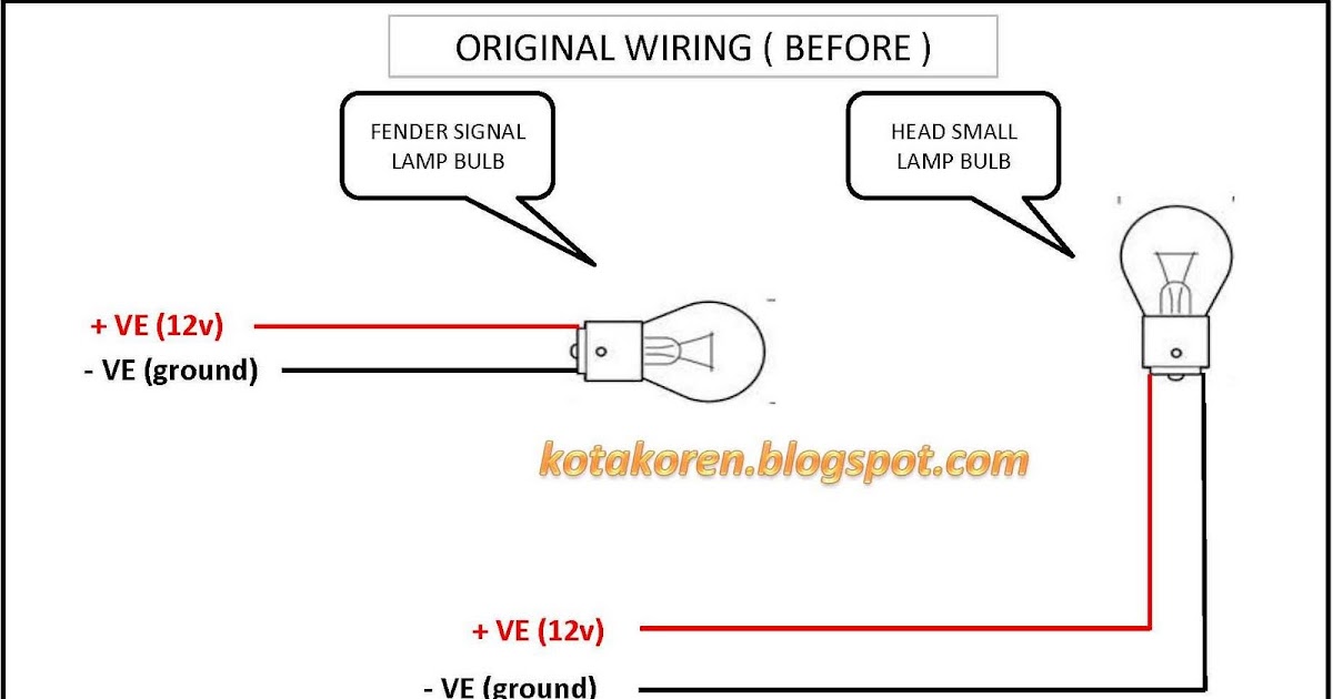 Diagram Wiring Lampu Wira