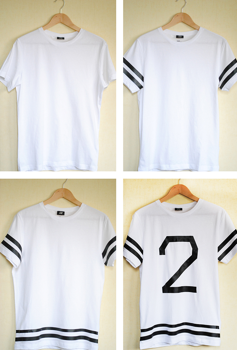 El rincón de Vanessa DIY Béisbol Tshirt