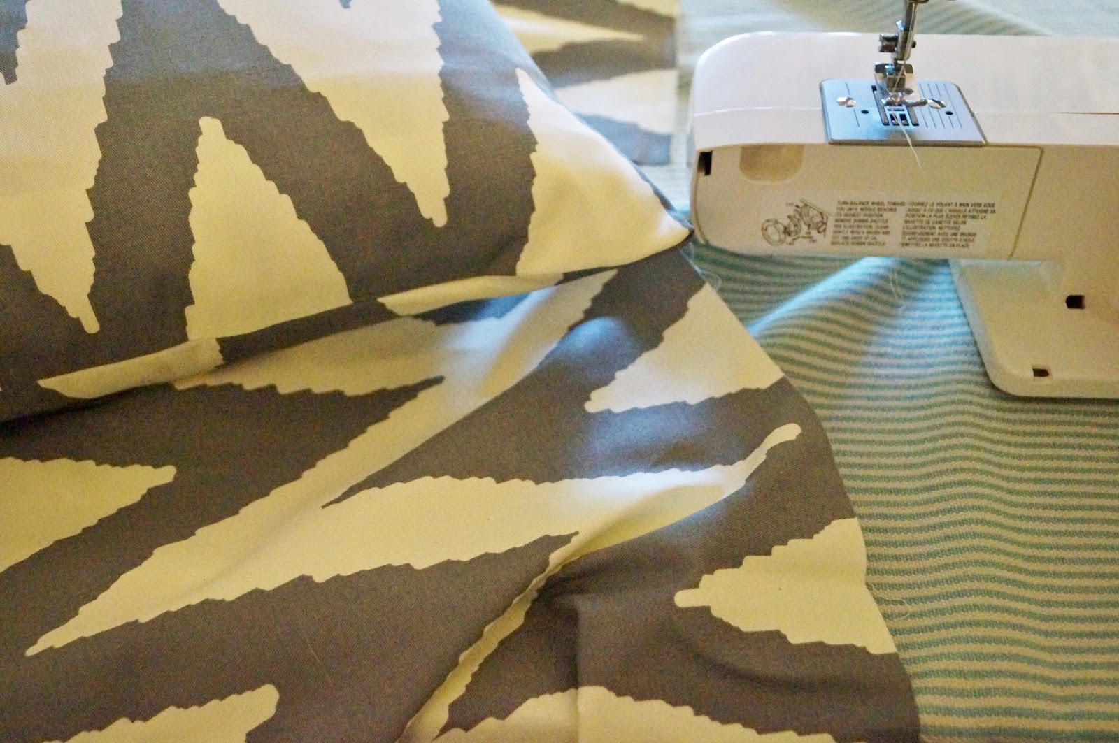 Don't Disturb This Groove I Spray Painted My Outdoor Seat Cushions