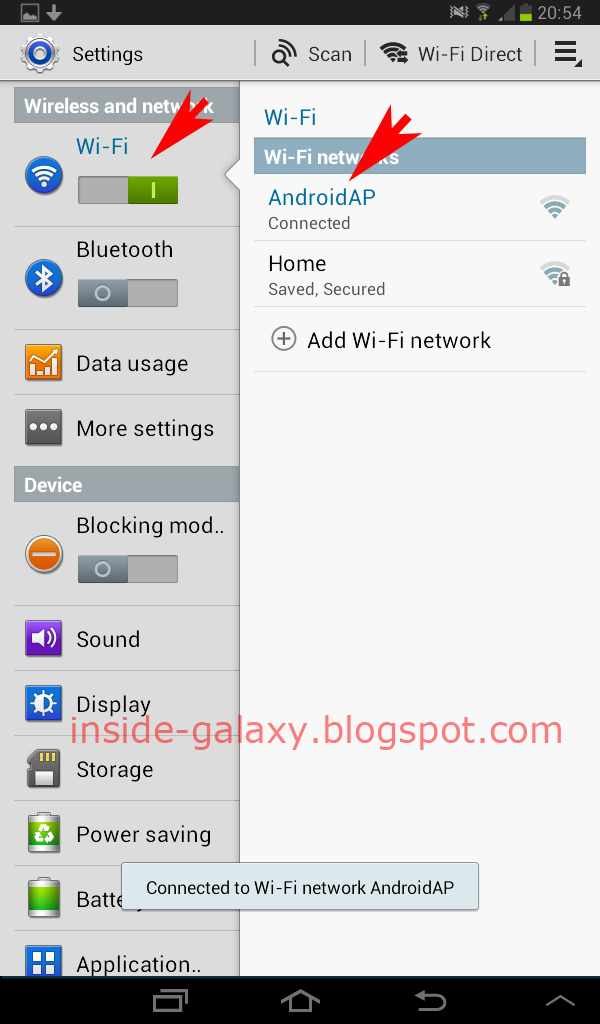 Inside Galaxy Samsung Galaxy S4 How to Share Mobile Data Connection