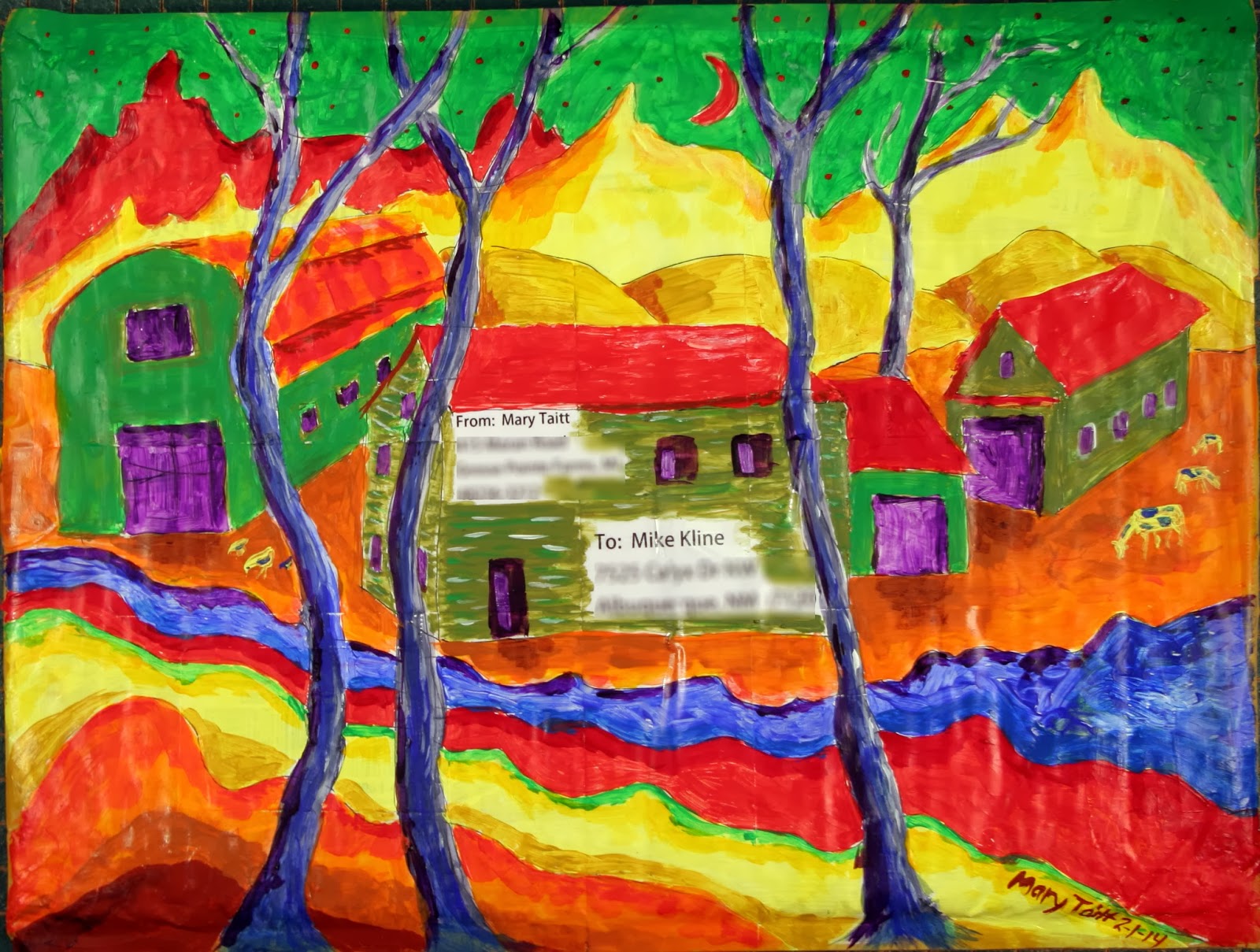 Moleskine Exchange "Fauvism" Envelope