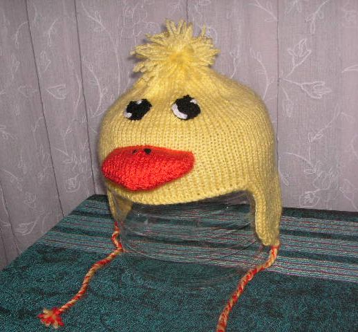 Knitting Galore: Baby Duckling Earflap Hat
