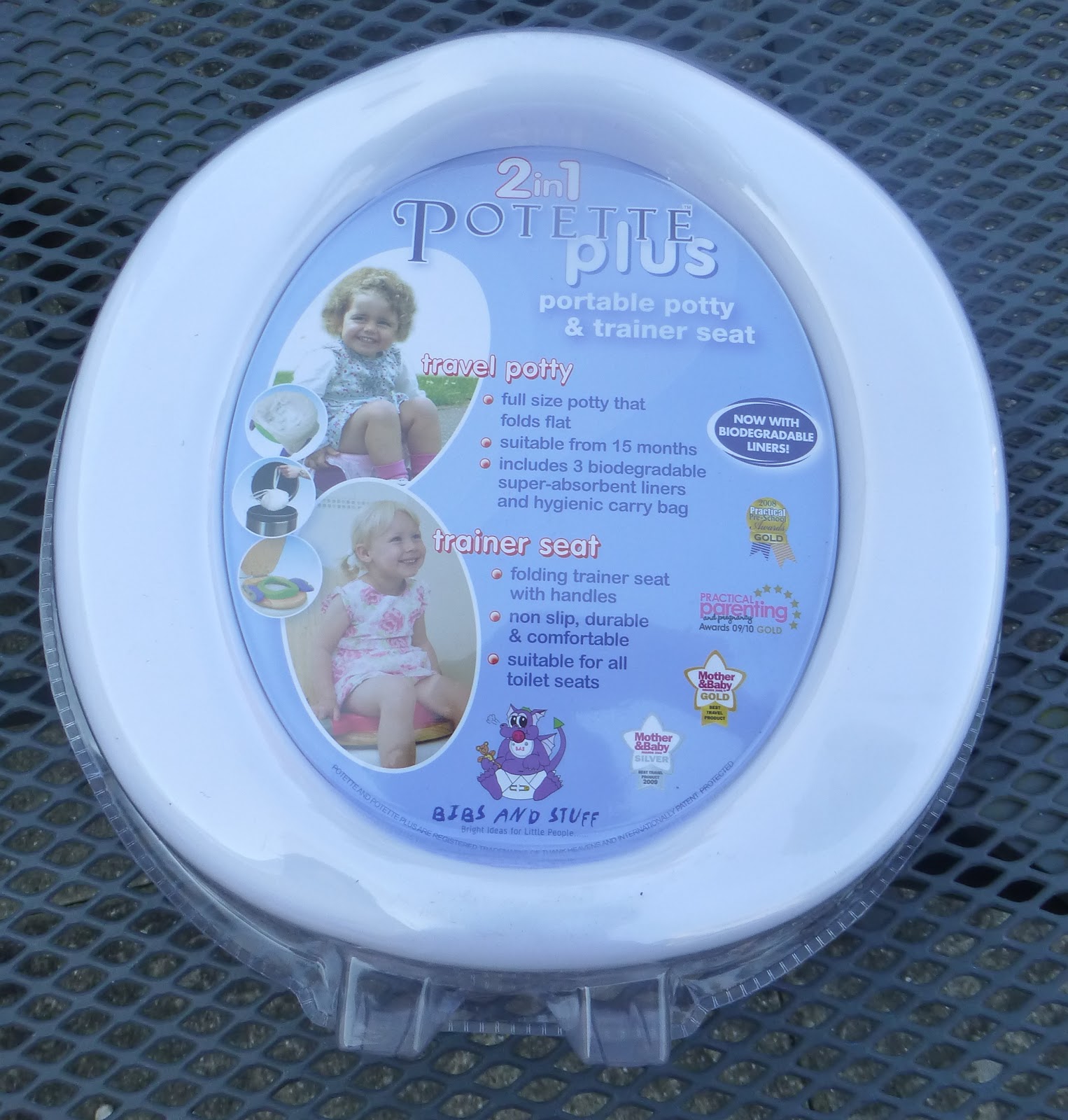 Potty training with the Potette Plus Him, me & three