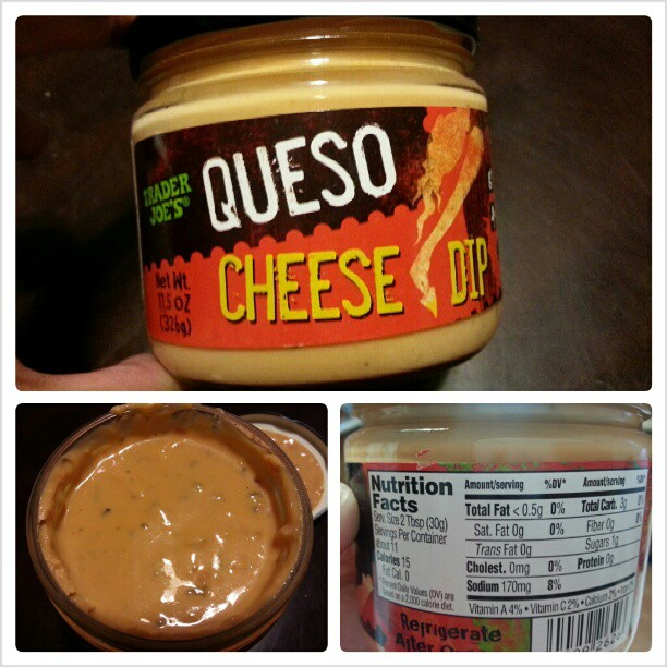 Shannon's Lightening the Load Trader Joe’s Queso Cheese Dip