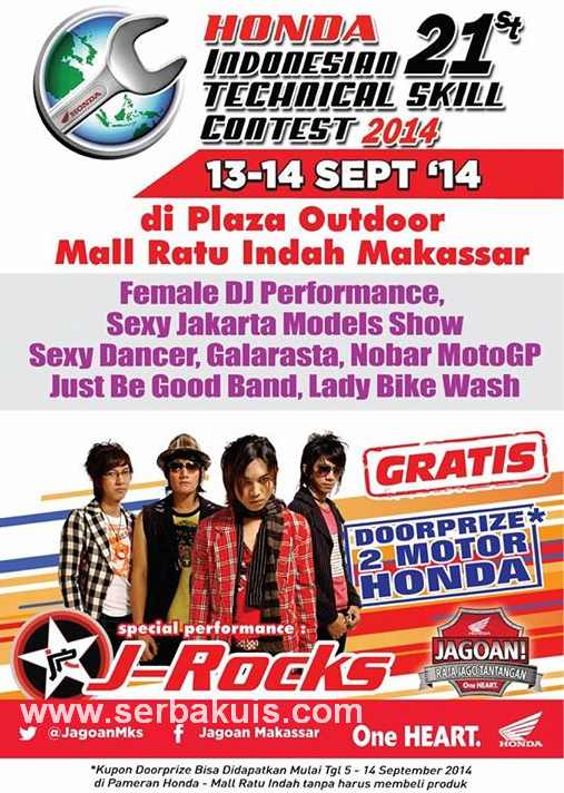Event Honda Indonesian Technical Skill Contest 2014 Doorprize 2 Motor 
