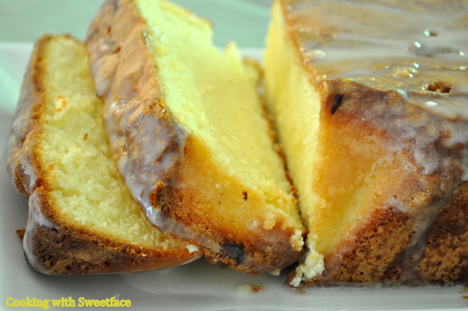 CookingwithSweetface Lemon Sour Cream Pound Cake