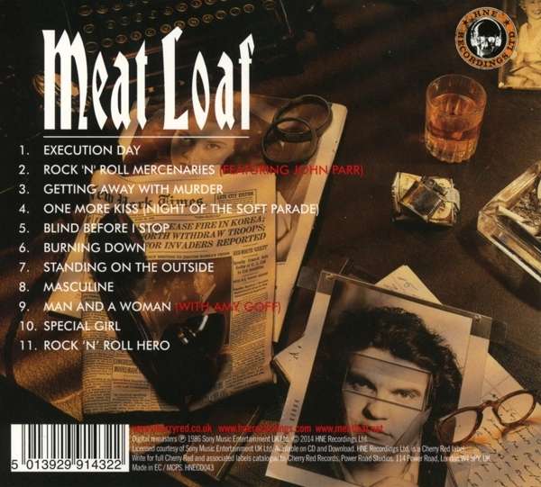 Sony Music переиздала альбом Meat Loaf "Blind Before I Stop" в