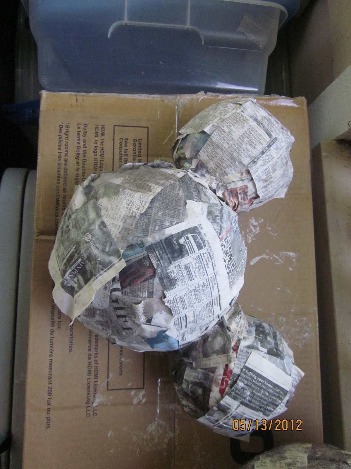Sew Crafty Mommy Paper Mache Pinata
