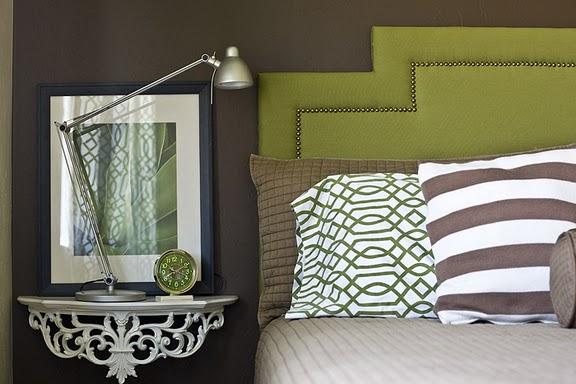 DORMITORIOS MARRON Y VERDE GREEN BROWN BEDROOMS by dormitorios.blogspot.com