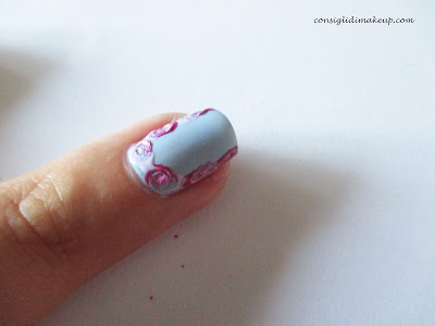 nail art rosa 