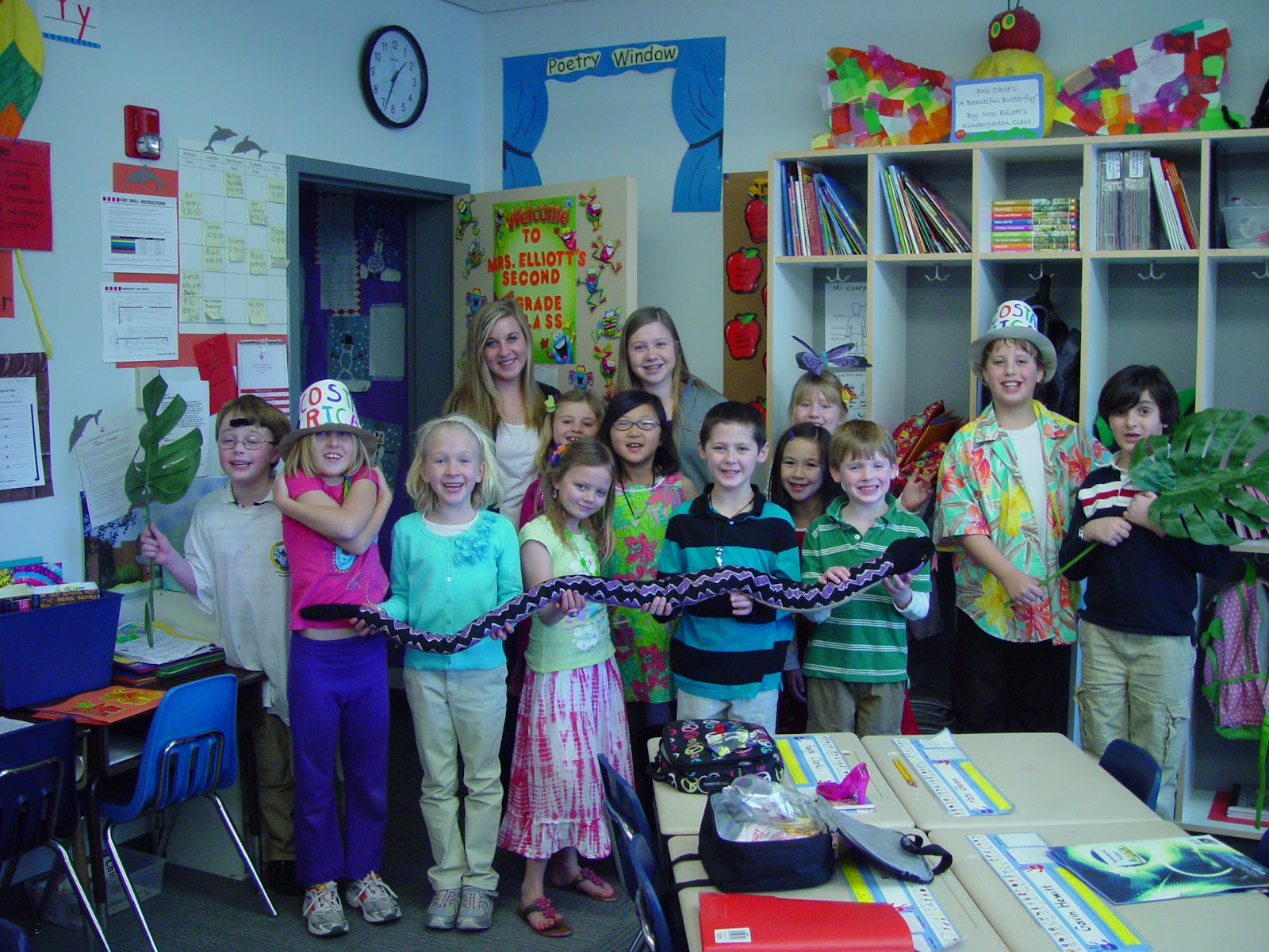 Mrs. Elliott's Second Grade Class: Costa Rica presentation accessories