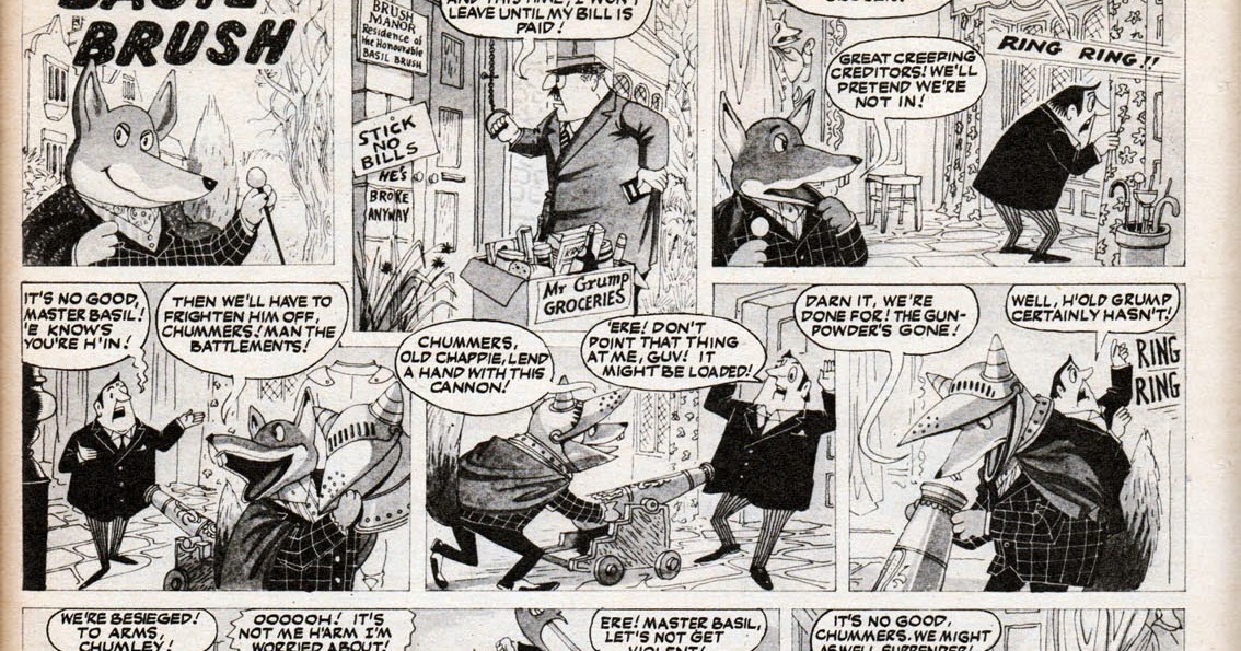 BLIMEY! The Blog of British Comics Basil Brush by John Ryan
