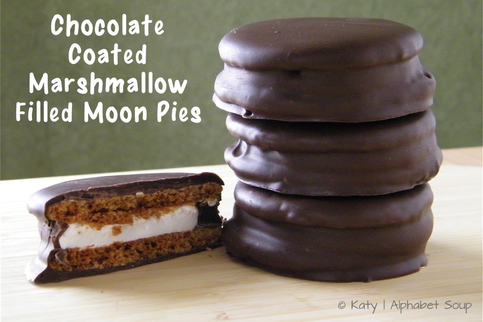 ChocolateCoated MarshmallowFilled Moon Pies