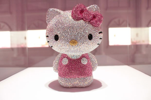 Collier hello kitty cristal - Boutique hello kitty