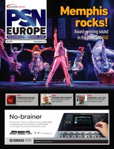 PSNEurope. The business of professional audio - May 2015 | ISSN 2052-238X | CBR 96 dpi | Mensile | Professionisti | Audio Recording | Tecnologia
Since 1986 Pro Sound News Europe has continued to head the field as Europe’s most respected news-based publication for the professional audio industry. The title rebranded as PSNEurope in March 2012.
PSNEurope’s editorial focuses on core areas including: pro-audio business; studio (recording, post-production and mastering); audio for broadcast; installed sound; and live/touring sound.