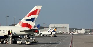 Airplanes parked at Athens Airport (LGAV)