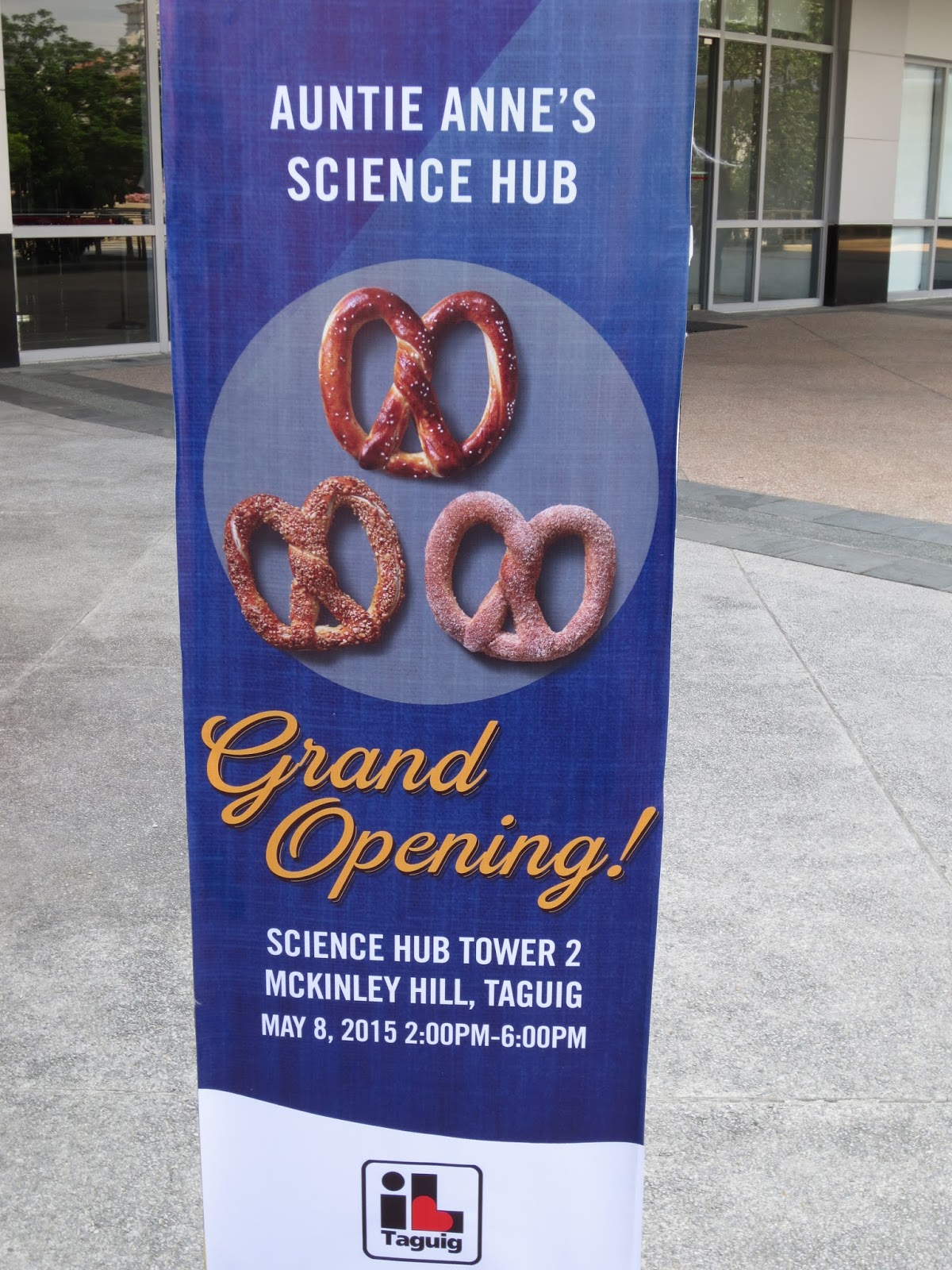 Pinay Fudge Auntie Anne's Grand Opening in Science Hub Tower 2