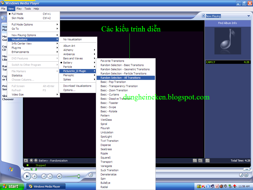 Install Windows Media Player Visualizations Bars And Melody