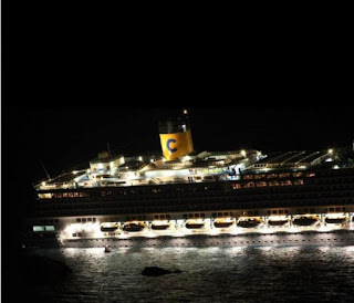 Saving Lives Sea Since Cruise Ship Runs Aground Italy