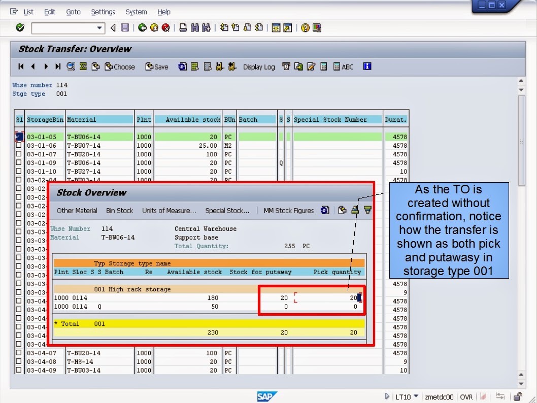 青蛙SAP分享 Froggy's SAP insights WMS Transfers Bin to Bin transfers