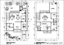 Contoh Denah Rumah Minimalis 2 Lantai