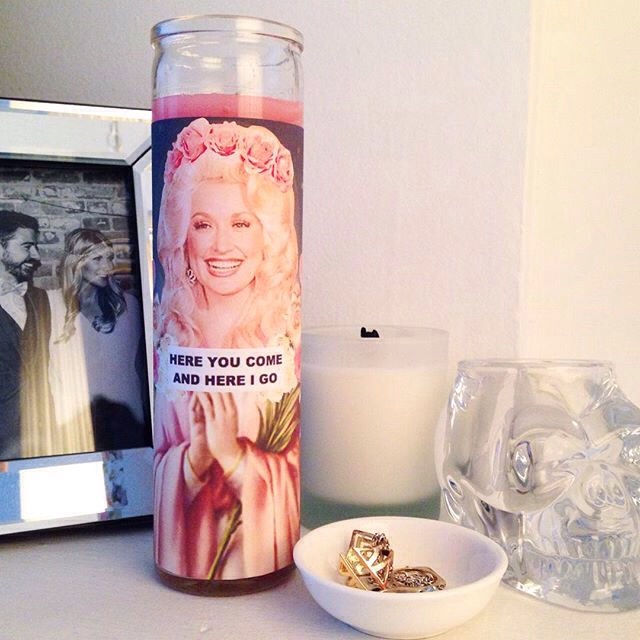 In store now Celebrity Prayer Candles Fitzroy Boutique