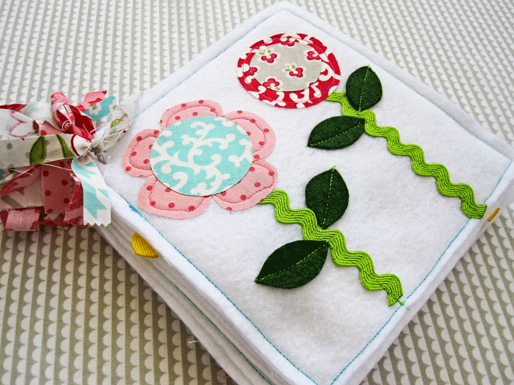 Everyday Celebrations tutorial Sweet Flowers Quiet Book