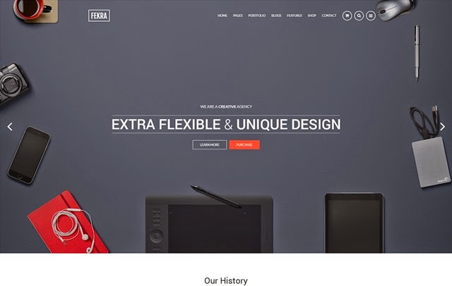 Fekra - Elegant Multipurpose PSD Theme