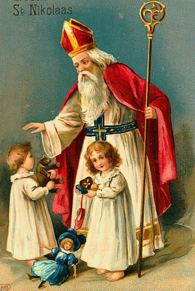 Vive Saint Nicolas Mes 15 cartes anciennes préféres de Saint Nicolas Vive Saint Nicolas Mes 15 cartes anciennes préféres de Saint Nicolas