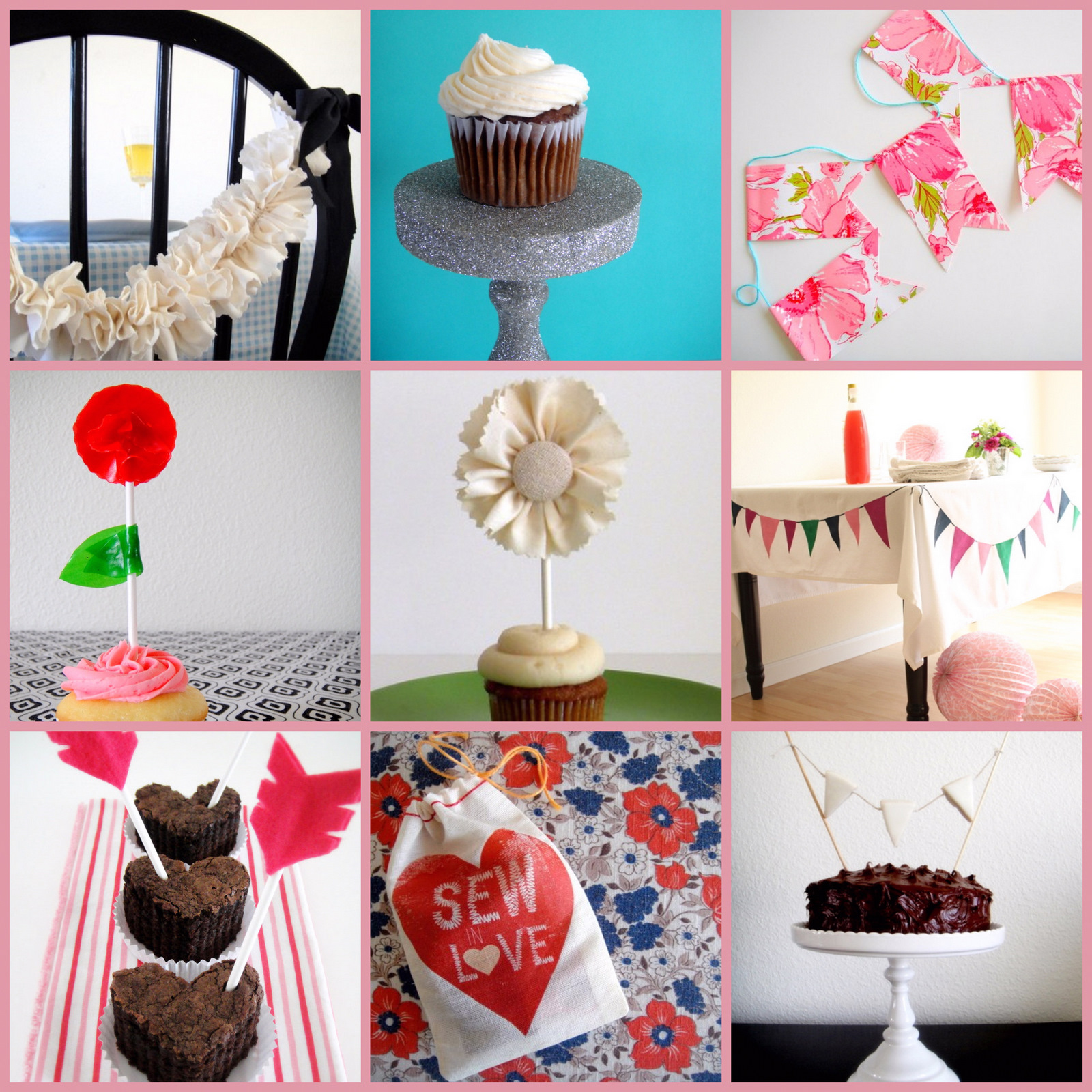 DIY crepe paper flower cupcake toppers (pretty parties guest)