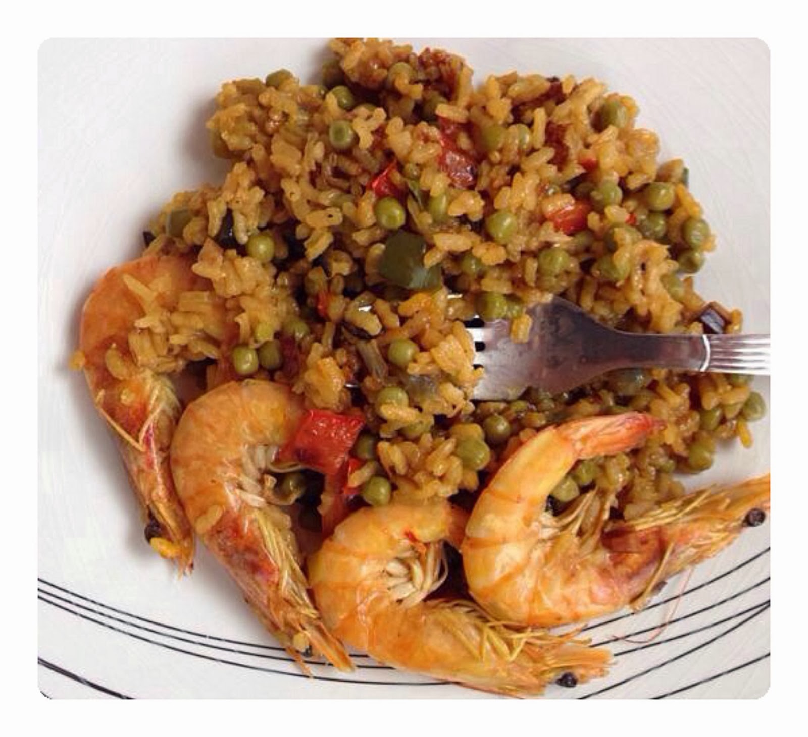 Paella de langostinos La dieta ALEA Tu Nutricionista online y en