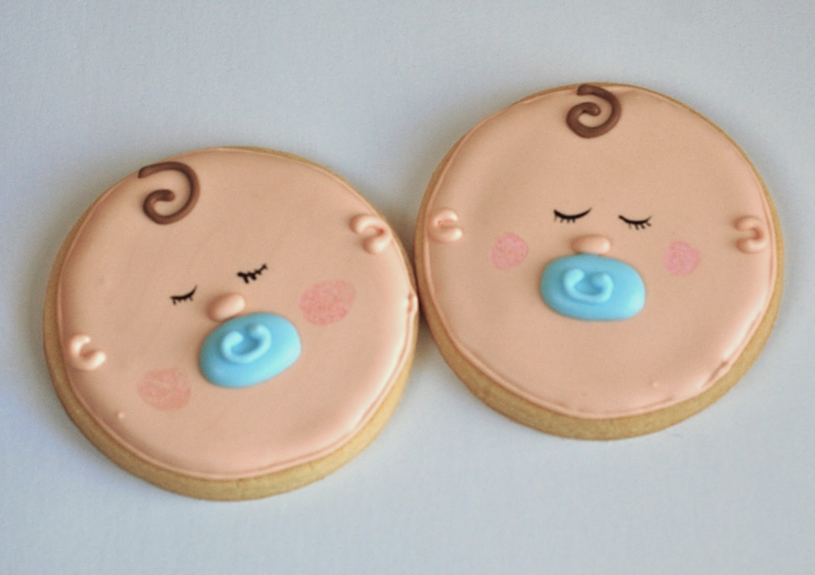 marzipan Twins! Baby Face Cookies