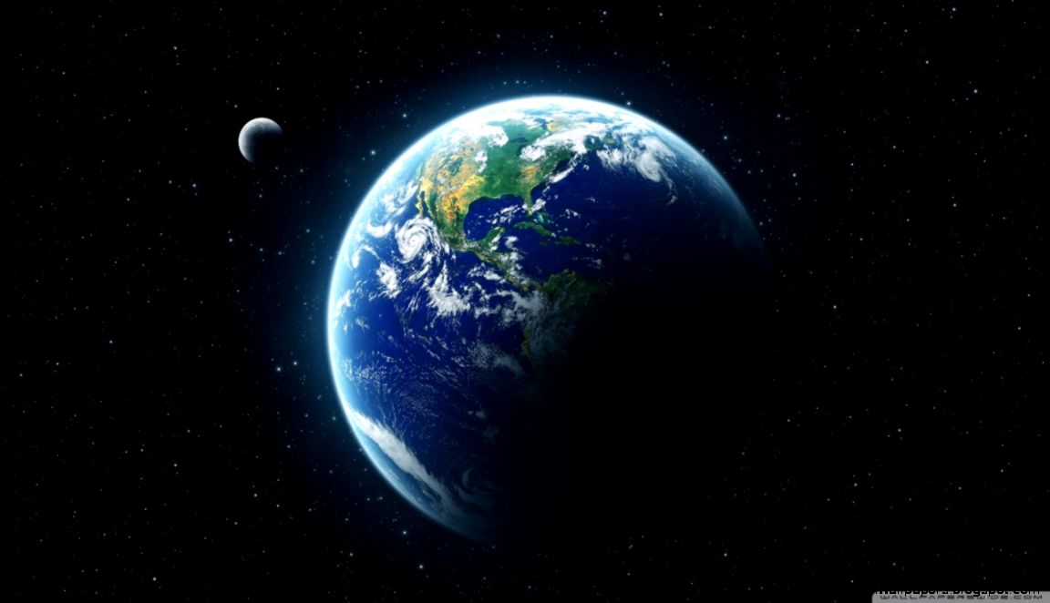Earth And Moon From Space HD desktop wallpaper High Definition Earth And Moon From Space HD desktop wallpaper High Definition