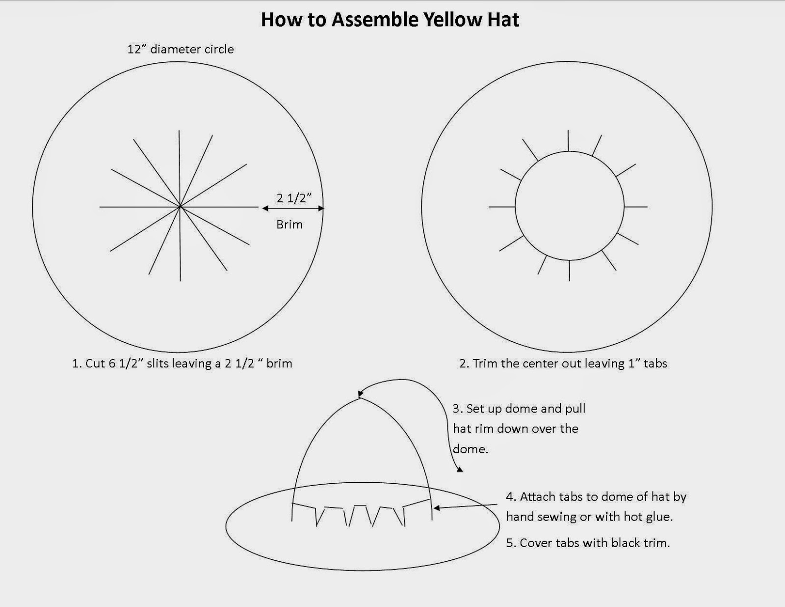 Raising Creative Hearts Man in the Yellow Hat Costume Tutorial and
