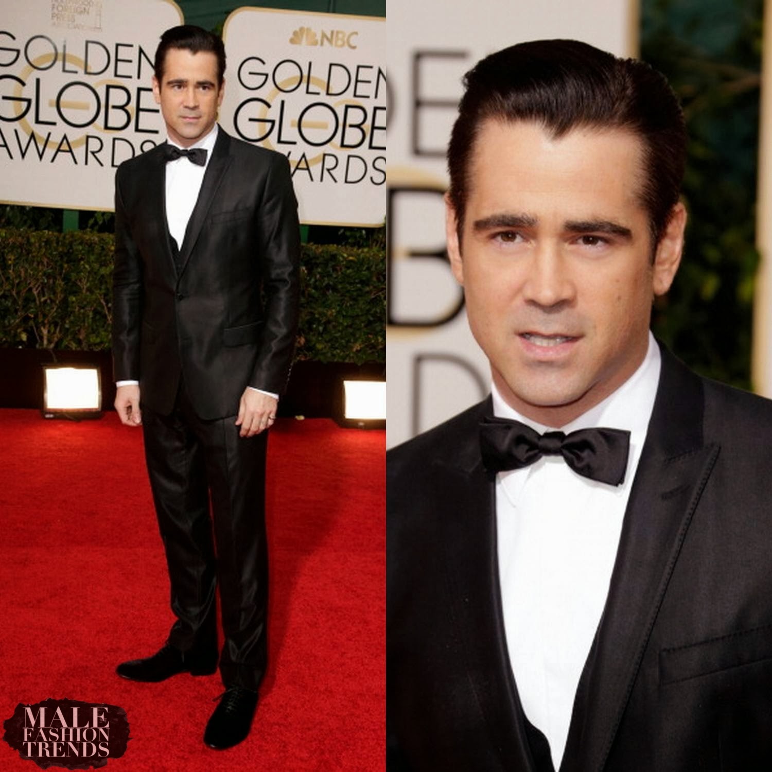 Colin Farrell en Dolce & Gabbana 71st Annual Golden Globes Awards