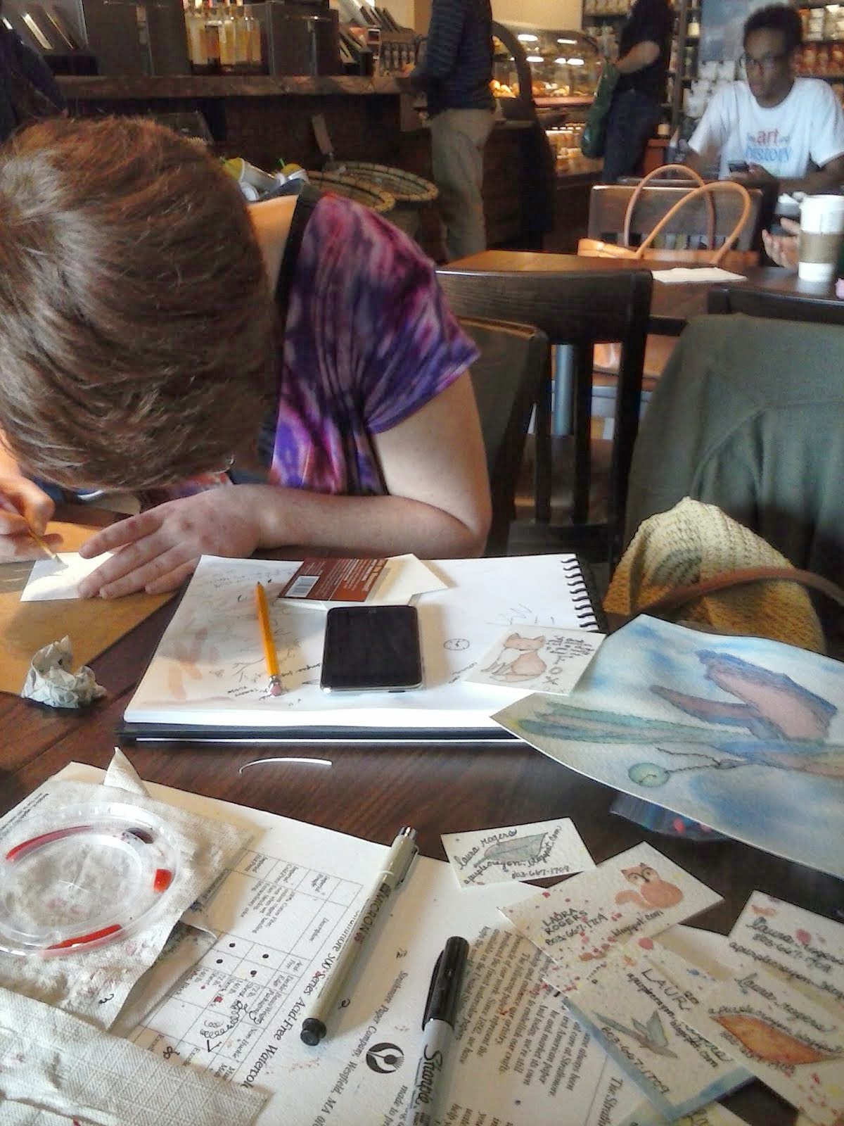 Watercolors and Coffee