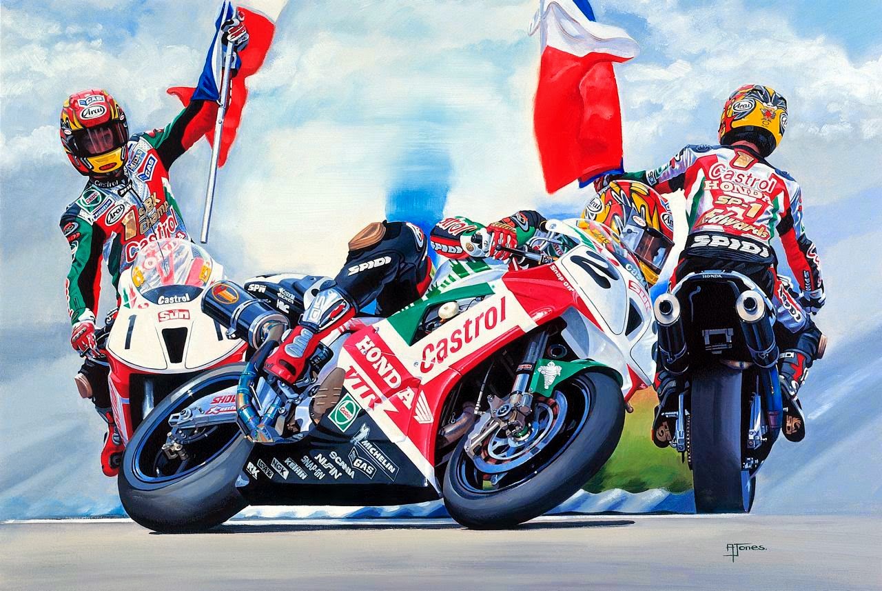 Racing Cafè Motorcycle Art Alan Jones 3