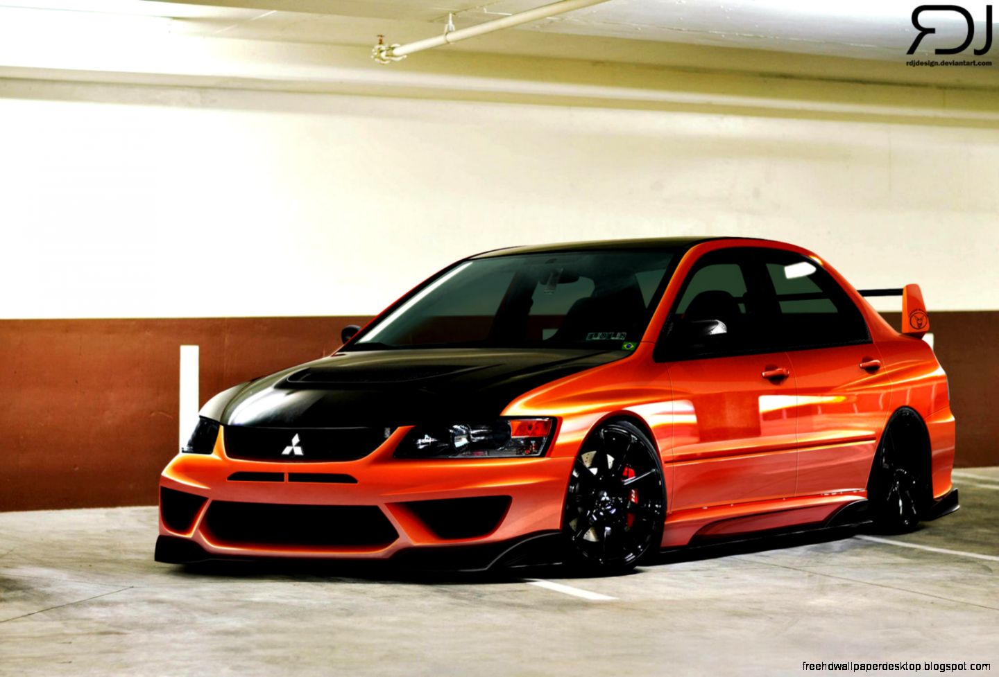 Orange Mitsubishi Lancer Evolution Ix Evo Tuning Photo Hd Orange Mitsubishi Lancer Evolution Ix Evo Tuning Photo Hd