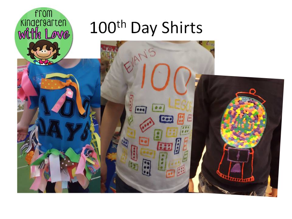 100th day of Kindergarten Shirts | From Kindergarten With Love