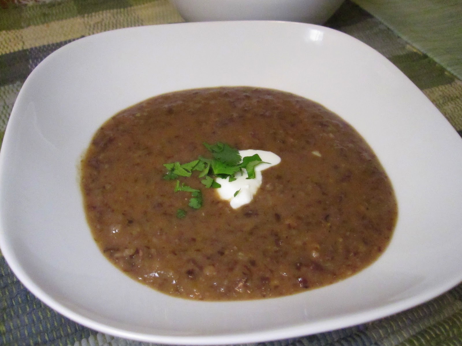 Elizabeth's Dutch Oven Black Bean Soup