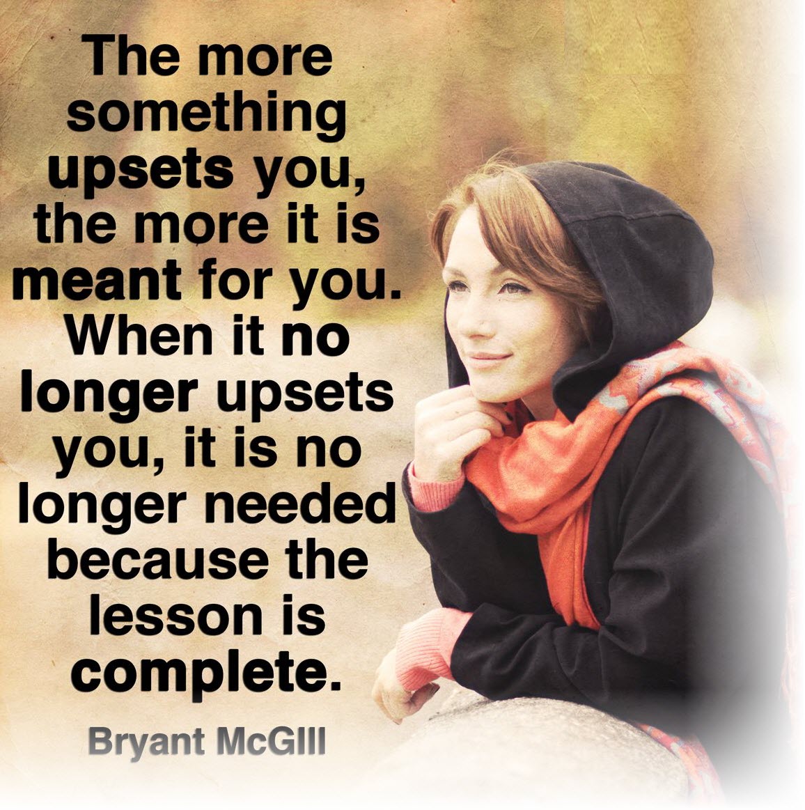 The more something upsets you Staying Alive is Not Enough