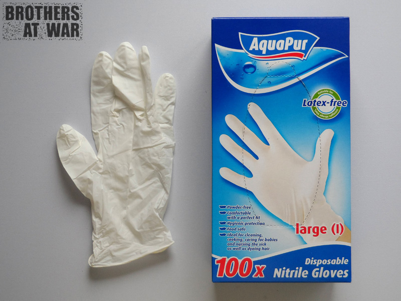 BROTHERS AT WAR WARSZTAT BHP Rękawiczki nitrylowe